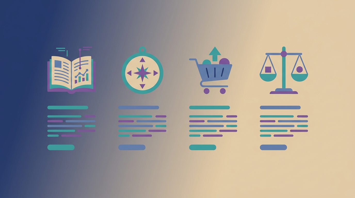 Die vier Arten der Suchintention bei der Keyword Recherche im Überblick
